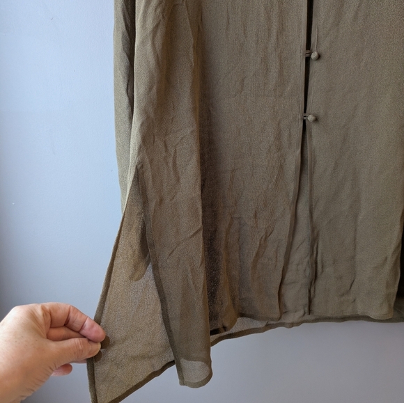 Eileen Fisher S Silk Top - Picture 3 of 10